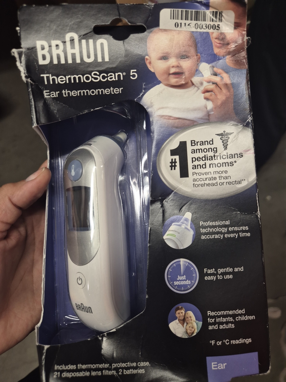 Braun ThermoScan 5 Ear Thermometer - White